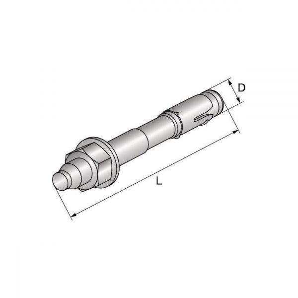 Anclaje acuñado Kwik Bolt 1 - Imagen 2
